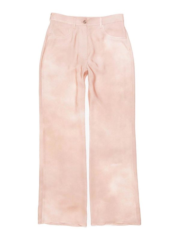 Acne Studios Pantalons Décontractés - Rose Clair