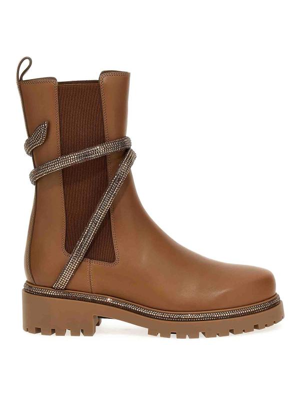 Rene Caovilla Bottines - Marron