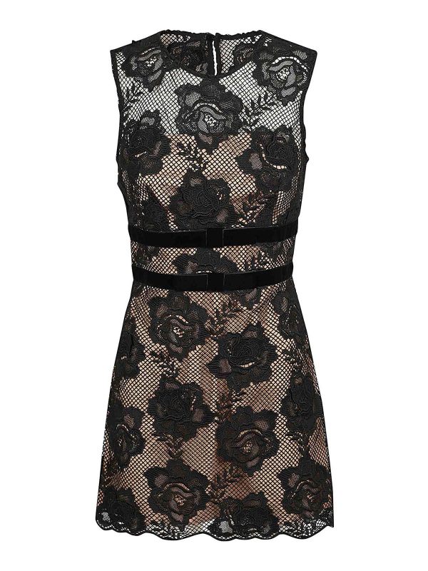Self Portrait Robe Courte - Noir