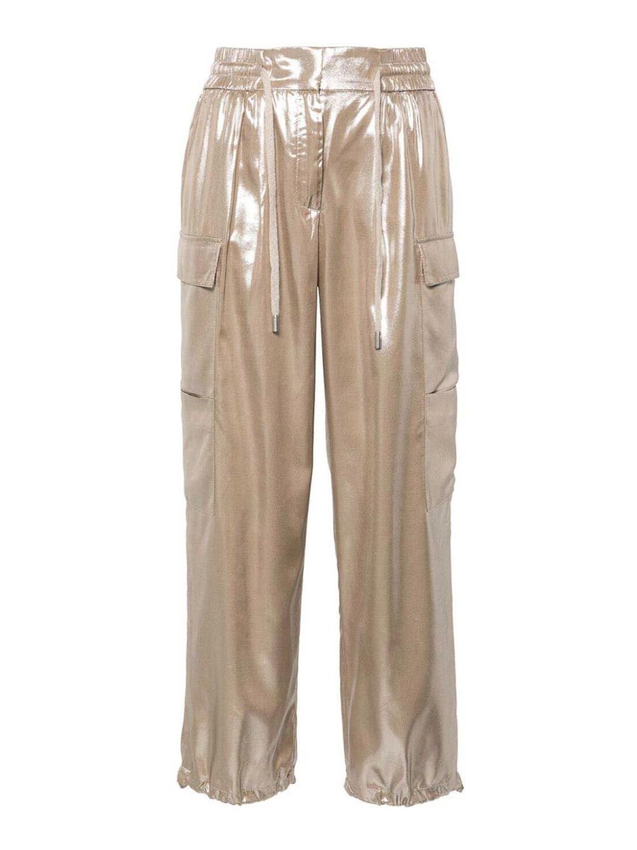 Peserico Pantalons Décontractés - Blanc