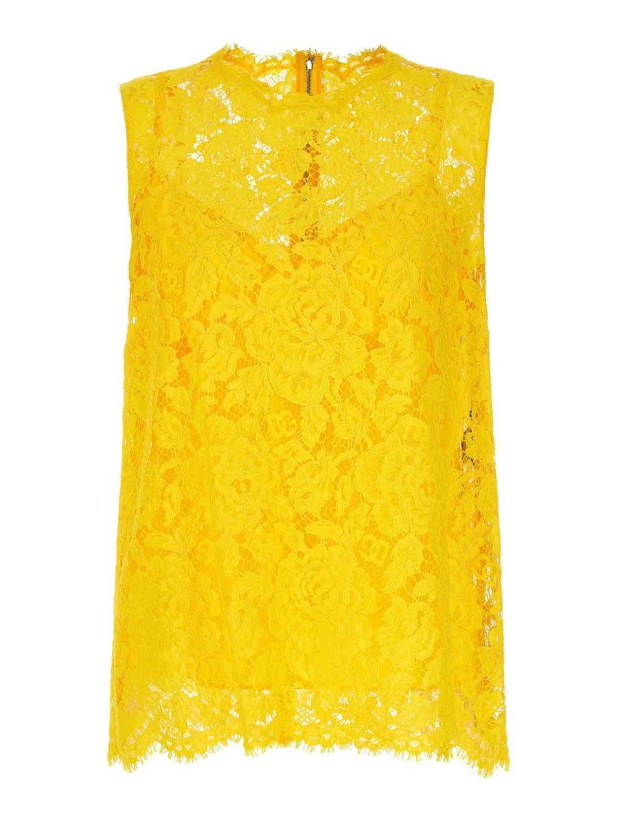 Dolce & Gabbana Top - Jaune