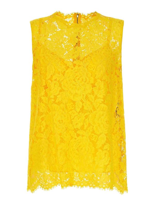 Dolce & Gabbana Top - Jaune