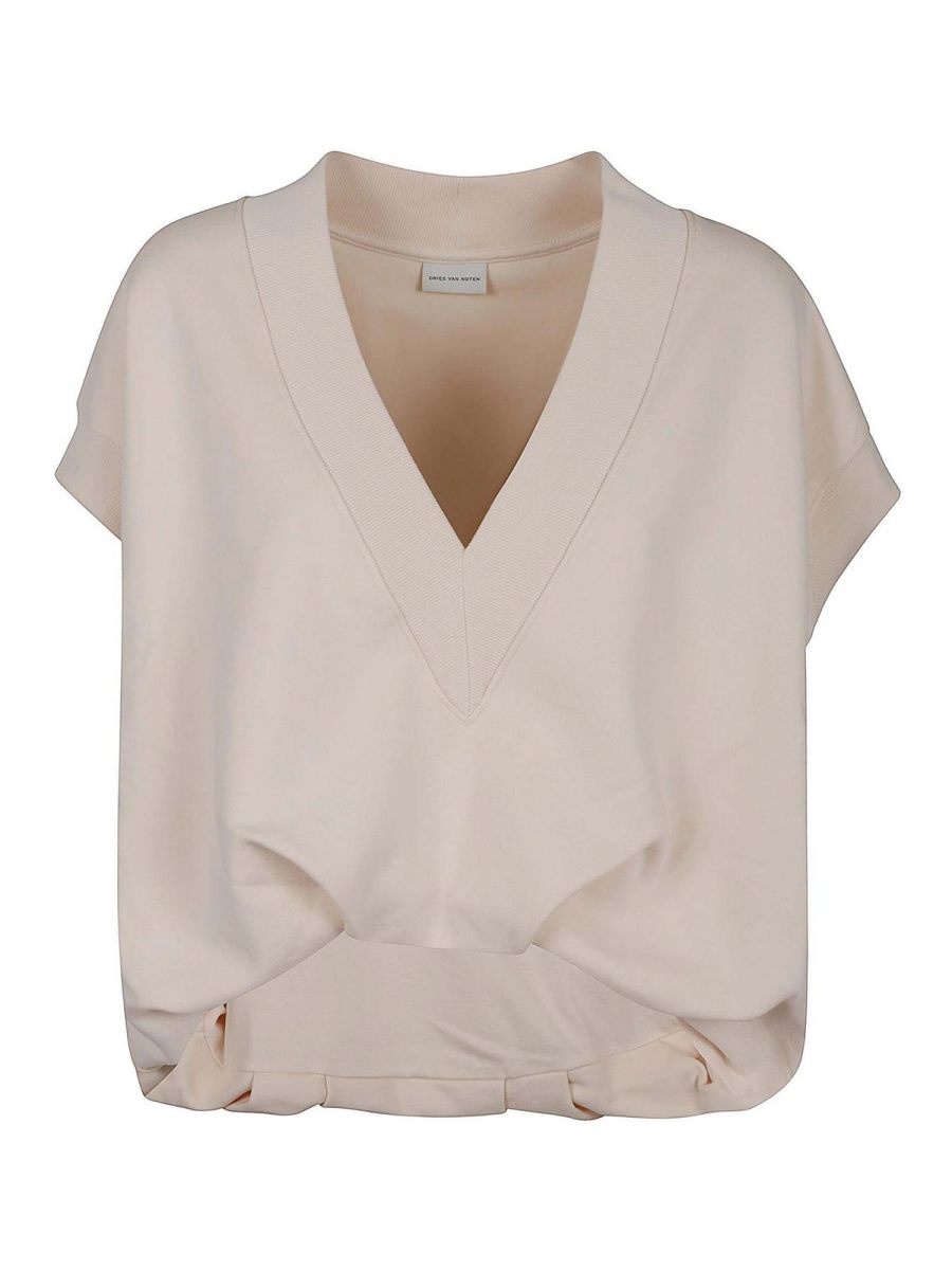 Dries Van Noten Sweat-Shirts - Beige Clair