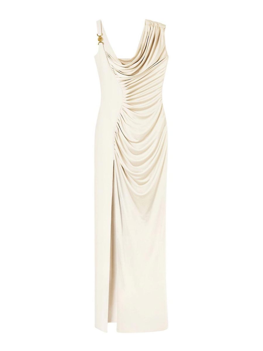 Versace Maxi Robe - Blanc