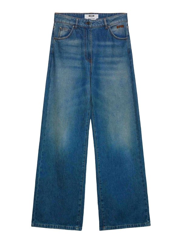 M. S.G. M. Pantalons Décontractés - Délavé