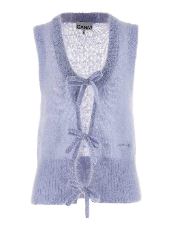 Ganni Gilet - Bleu Clair