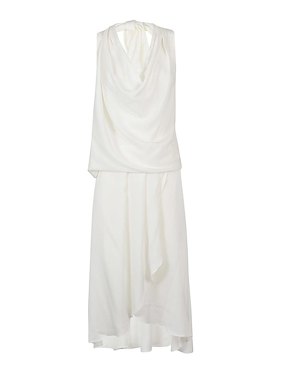 Silk95Five Robe Courte - Blanc