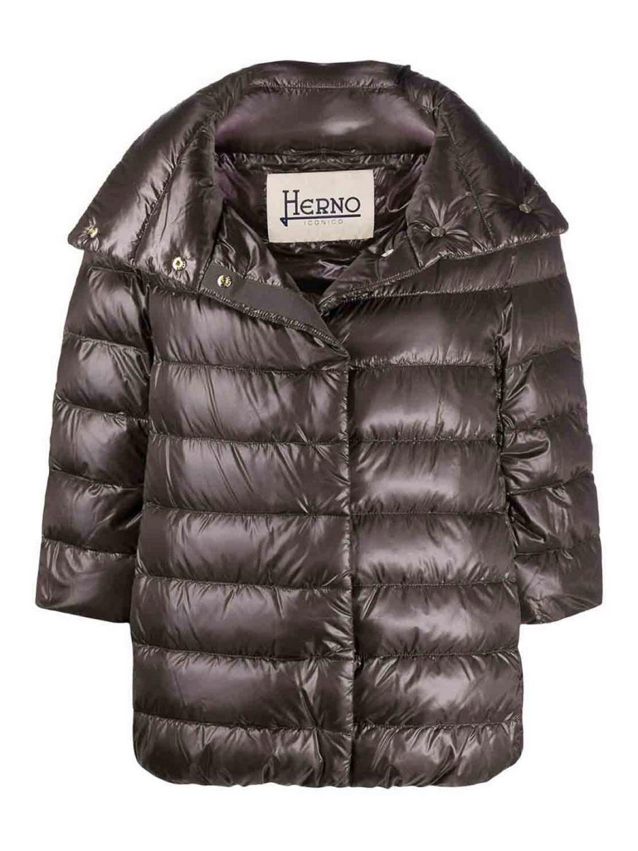 Herno Manteau Rembourré - Marron