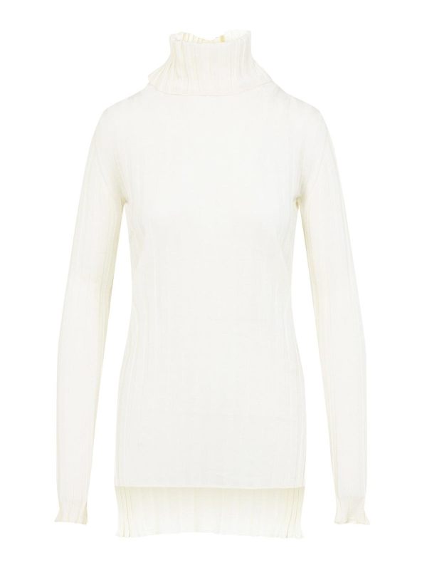 Carven Pull Col Rond - Beige Clair
