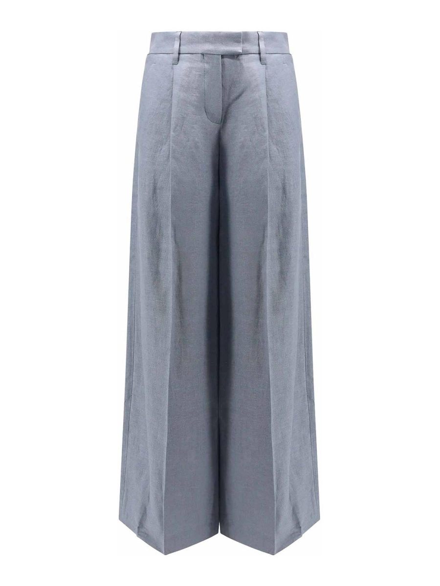 Brunello Cucinelli Pantalons Décontractés - Bleu