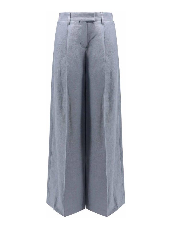 Brunello Cucinelli Pantalons Décontractés - Bleu