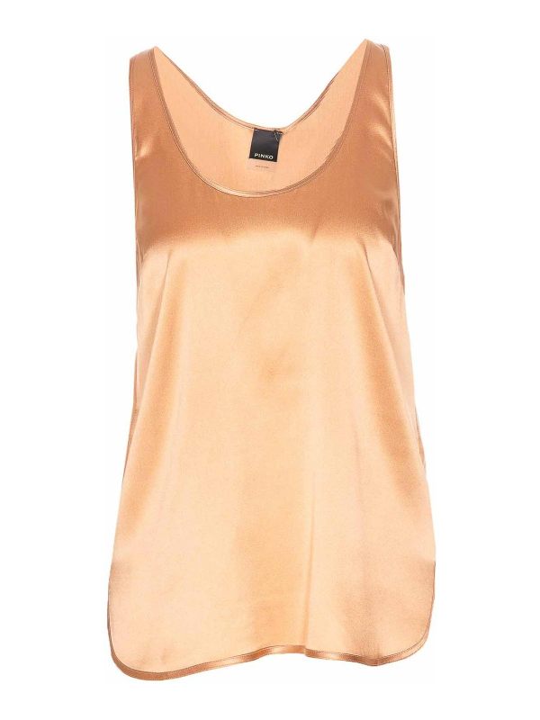 Pinko Pull Col Rond - Jaune