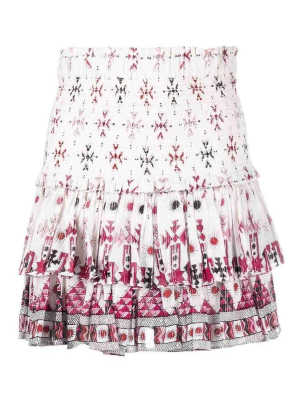 Isabel Marant Jupe Midi - Blanc