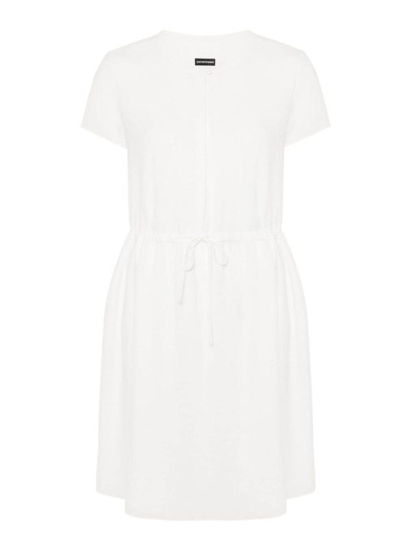 Emporio Armani Robe Courte - Blanc