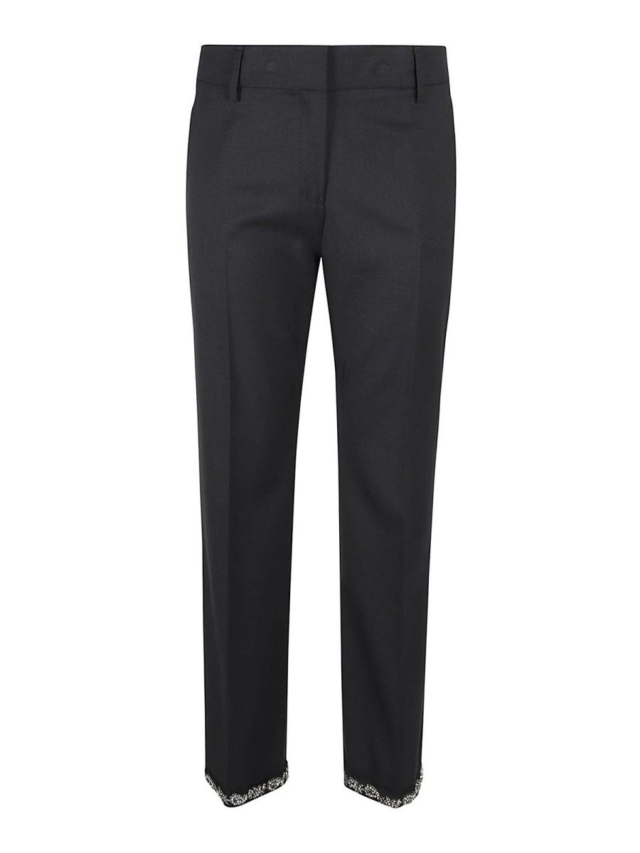 Tsolo Munkh Pantalons Décontractés - Noir