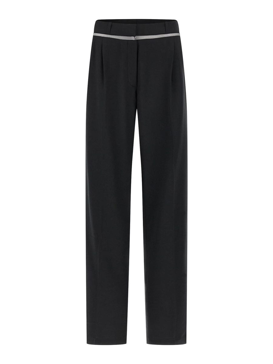 Nensi Dojaka Pantalons Décontractés - Noir