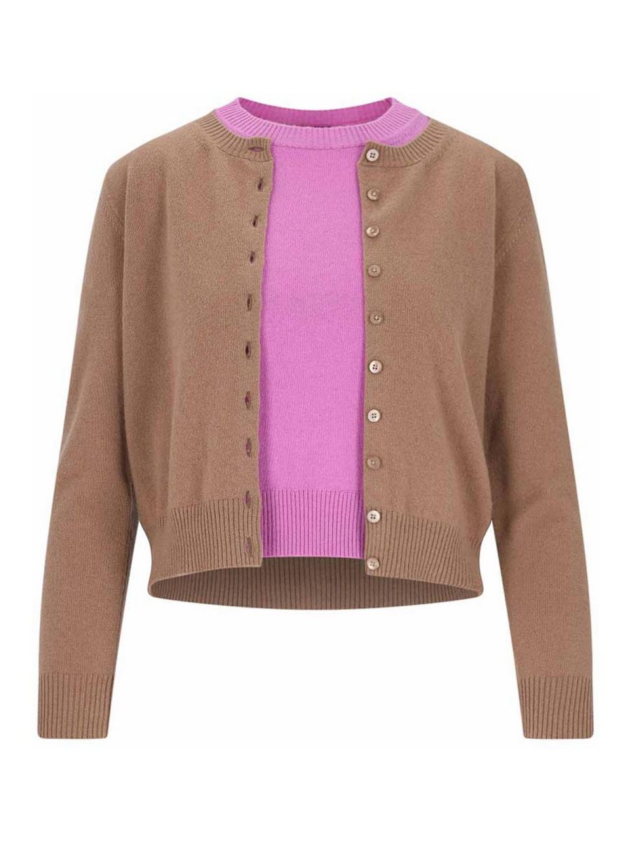 Canessa Pull Col Bateau - Marron