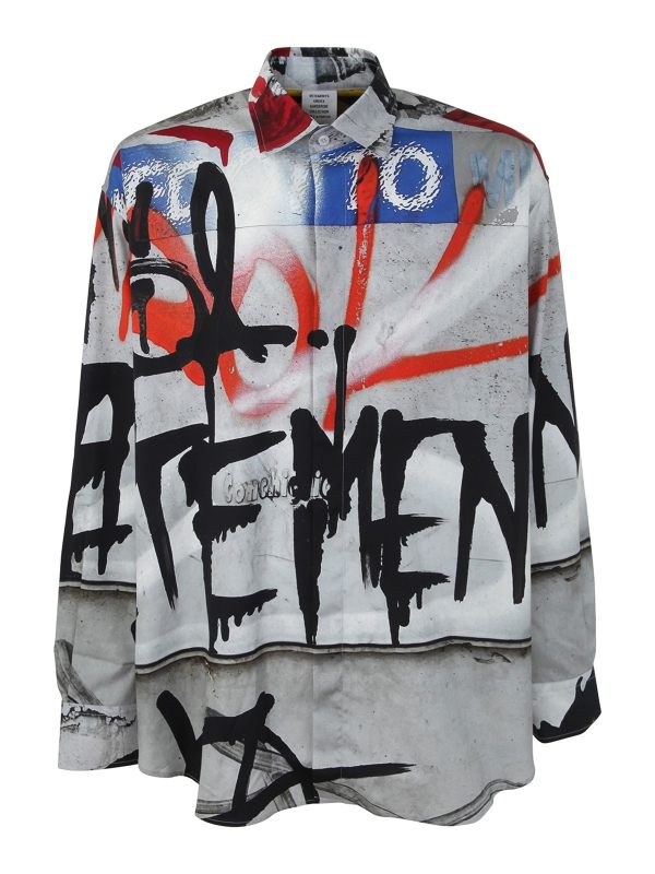 Vetements Chemise - Gris