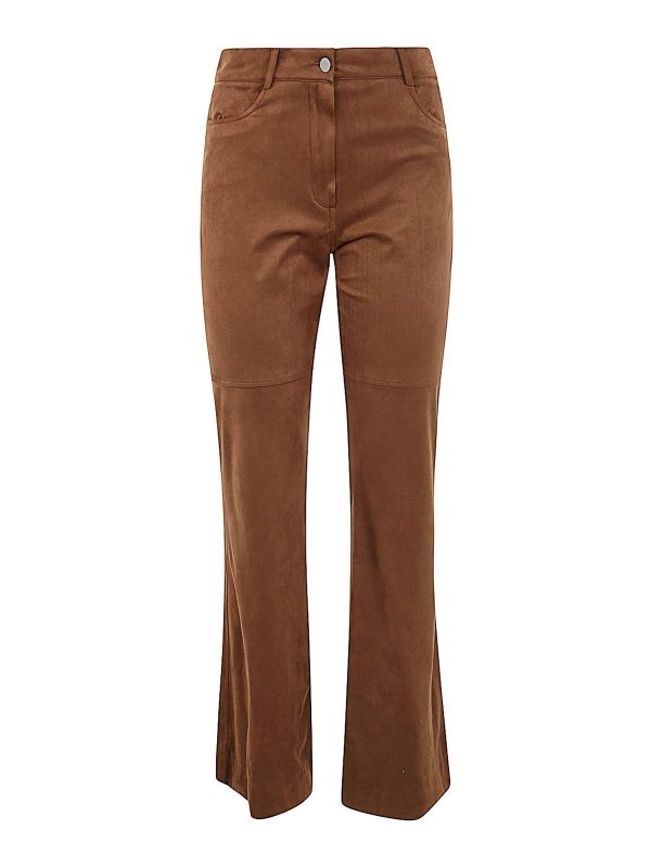 D. Exterior Pantalons Décontractés - Marron