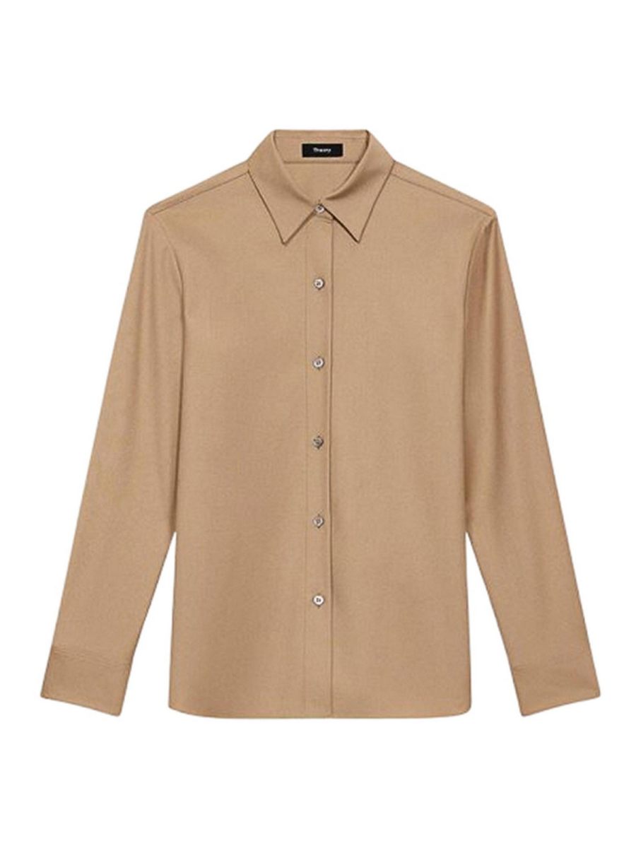 Theory Chemise - Camel
