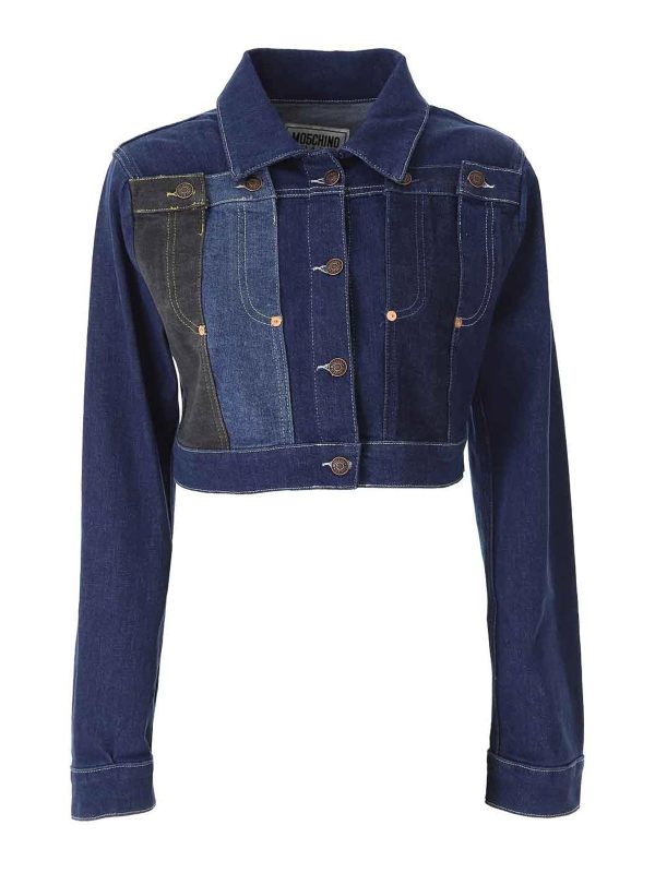 Moschino Jeans Veste En Jean - Bleu