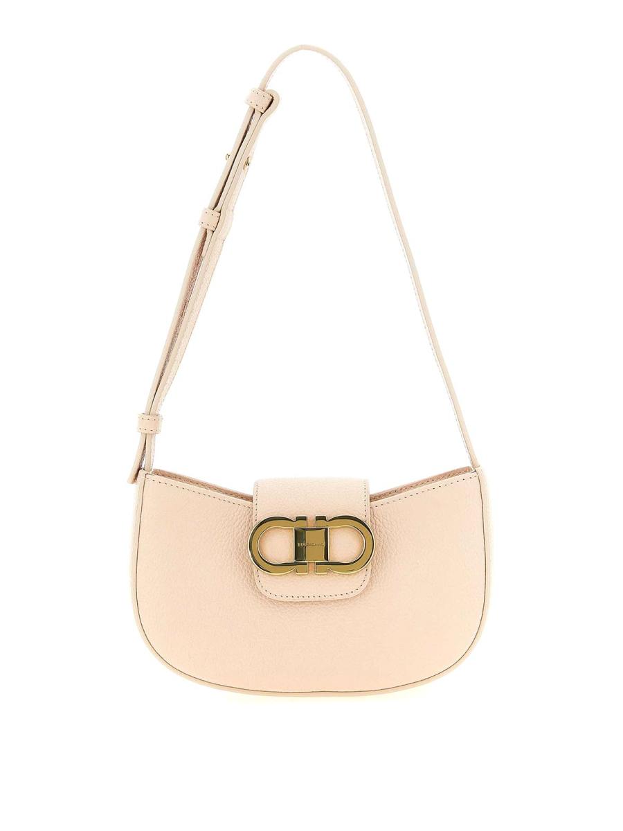 Ferragamo Sac Porté Épaule - Couleur Chair