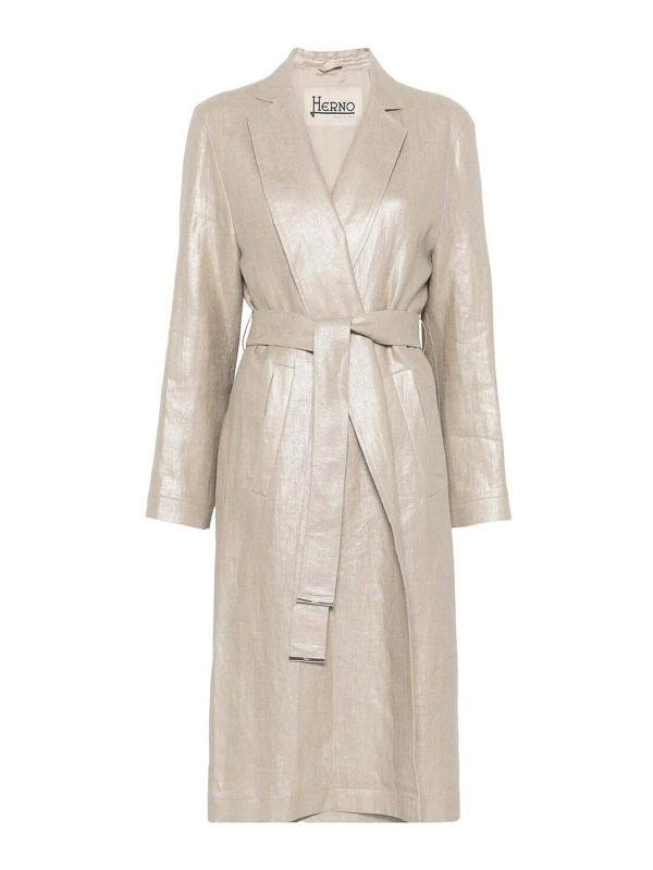 Herno Manteau Court - Or