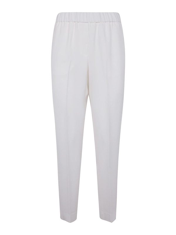 Peserico Pantalons Décontractés - Blanc