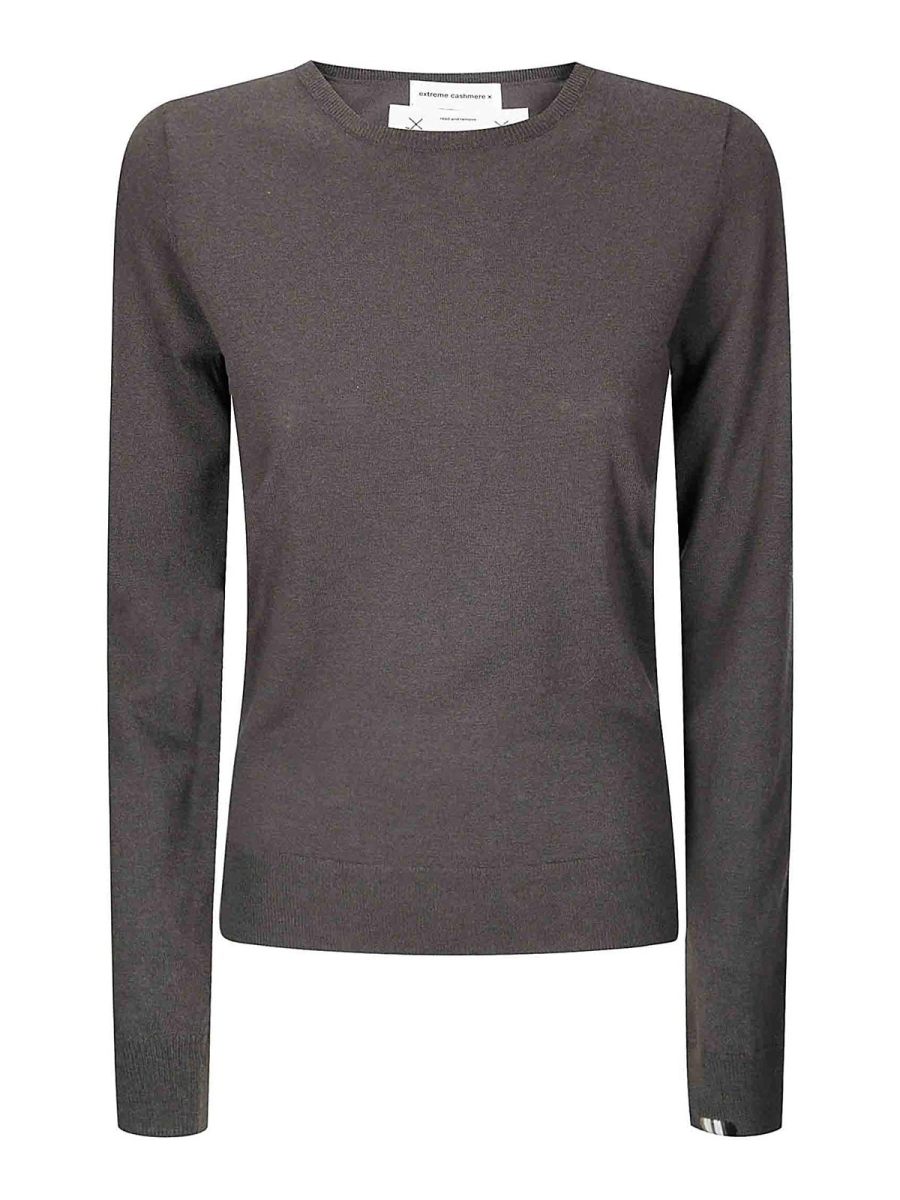 Extreme Cashmere Pull Col Bateau - Taup