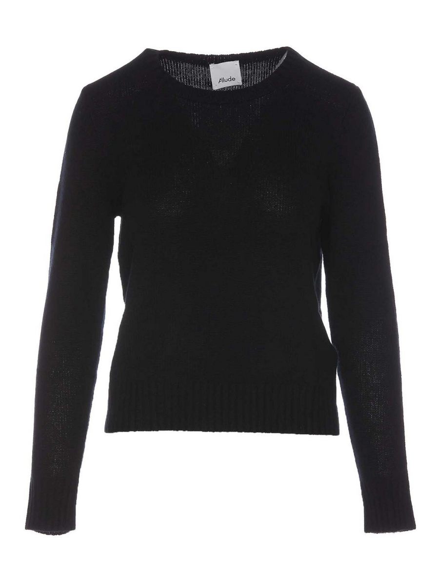 Allude Pull Col Rond - Noir