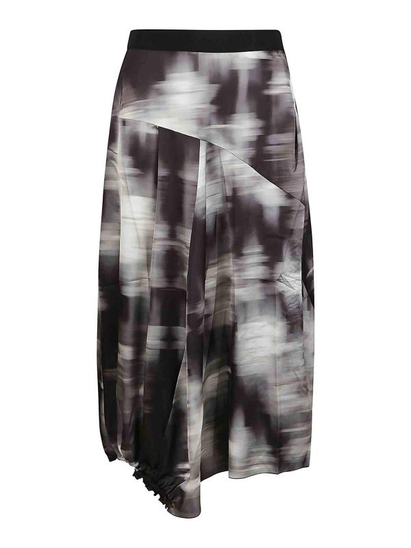 High Jupe Midi - Blanc