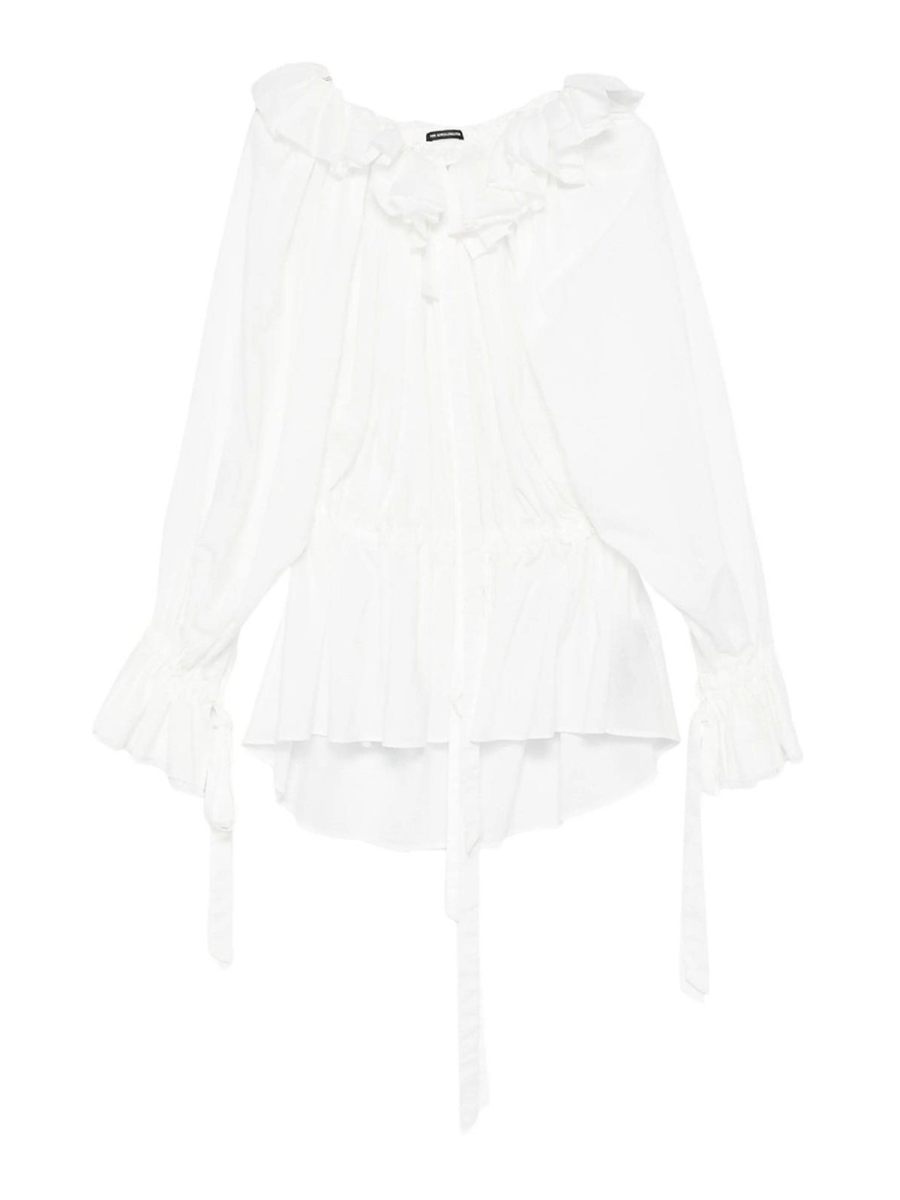 Ann Demeulemeester Robe Courte - Blanc