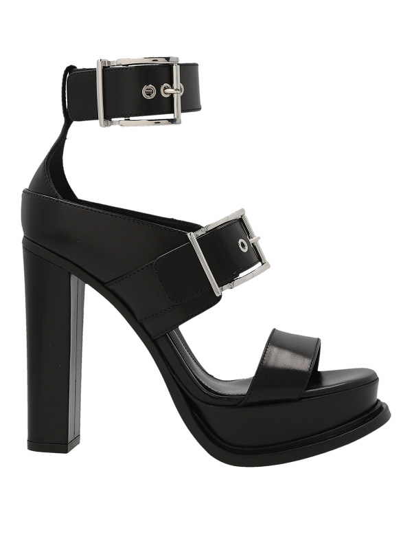 Alexander Mcqueen Sandales - Noir