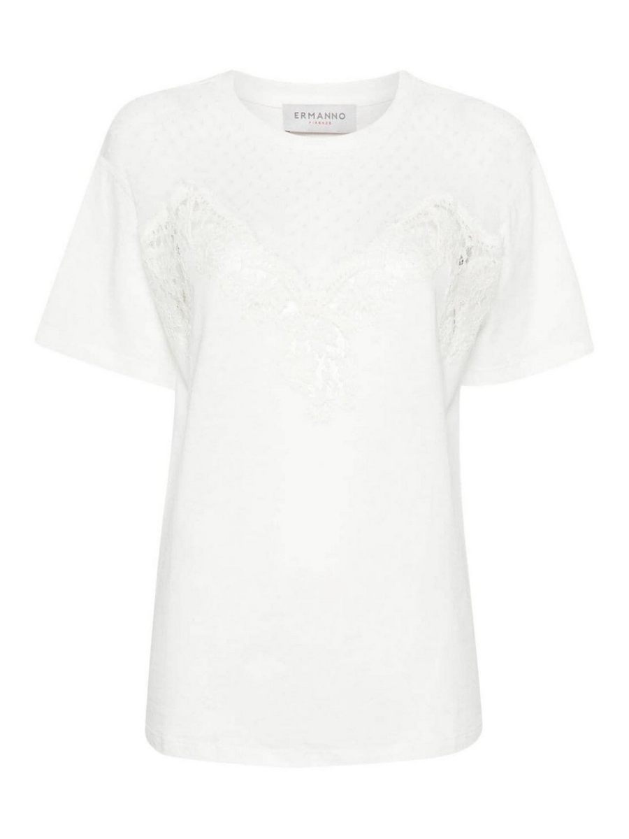Ermanno Firenze Top - Crème