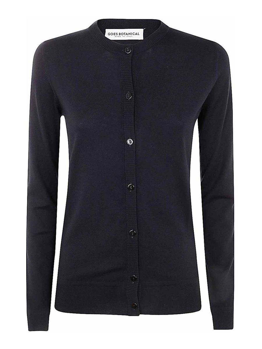 Goes botanical Cardigan - Noir