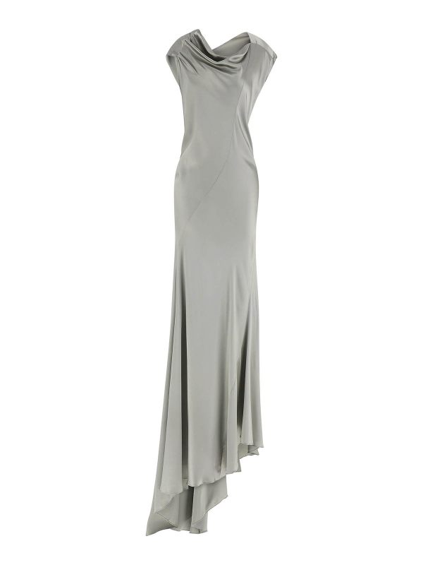 Alberta Ferretti Robe Au Genou - Gris