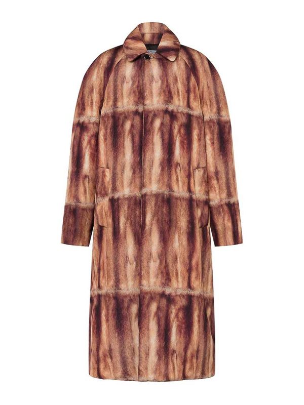 Moschino Manteau Long - Marron