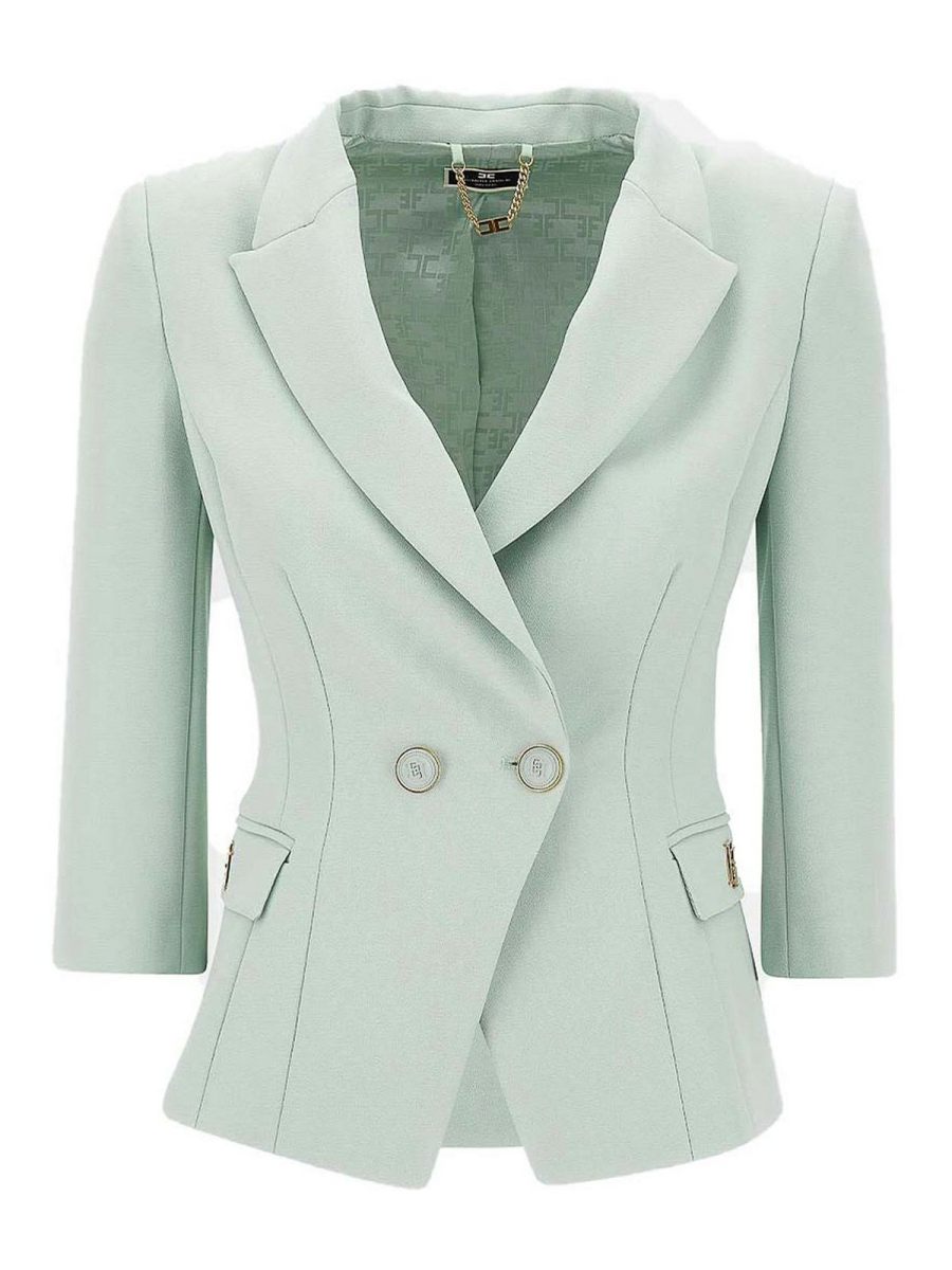 Elisabetta Franchi Blazer - Bleu Clair