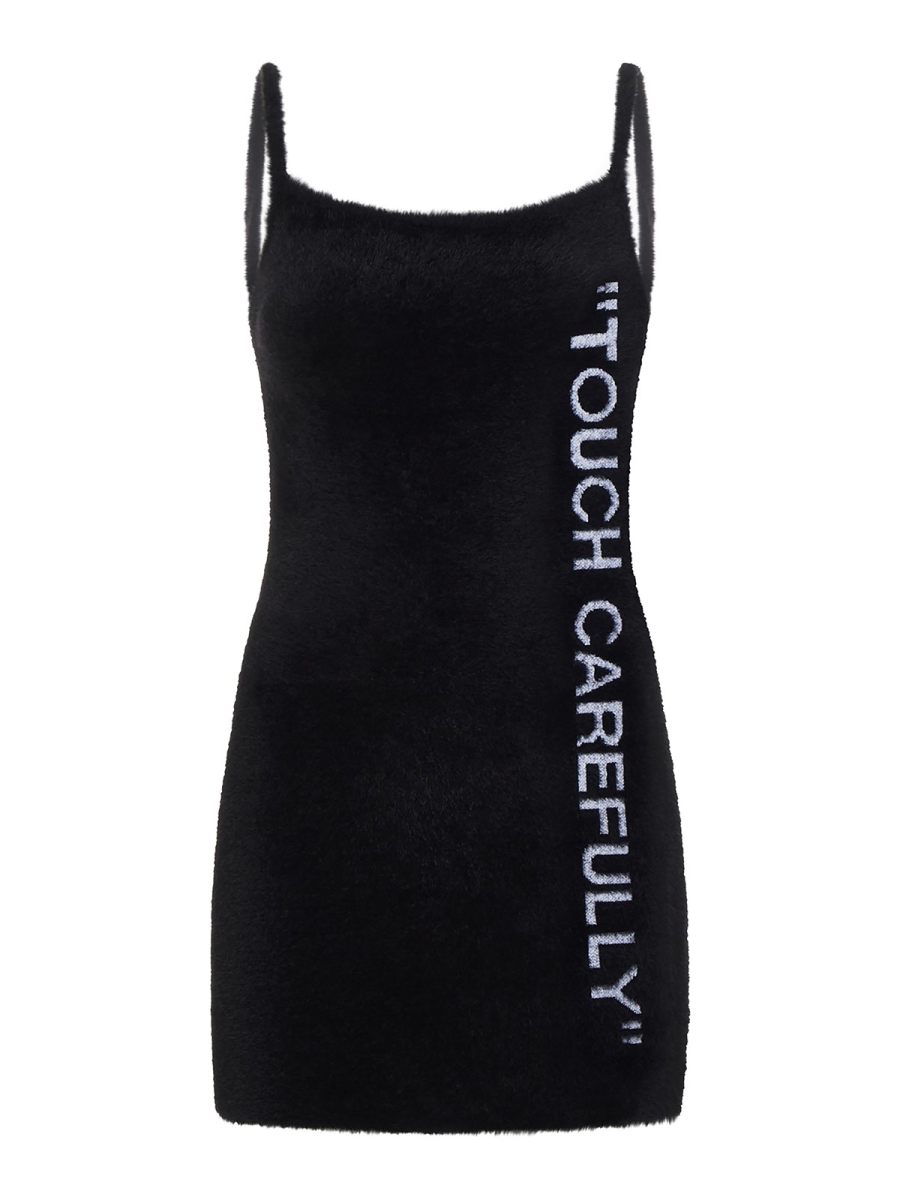 Off-White Robe Courte - Noir