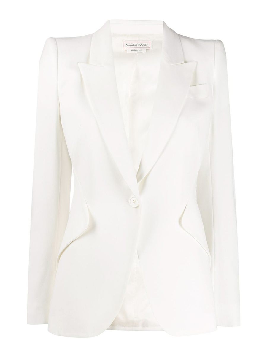 Alexander Mcqueen Blazer - Blanc