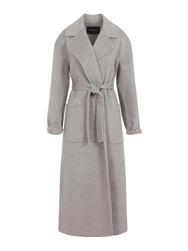 Fabiana Filippi Manteau Court - Gris