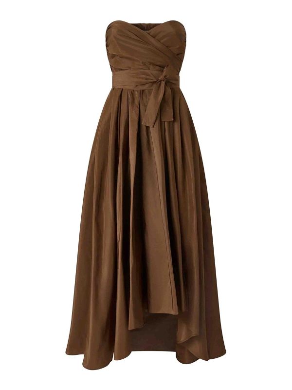 Pinko Robe Au Genou - Marron