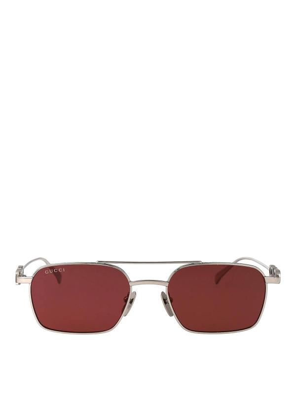 Gucci Lunettes De Soleil - Argent
