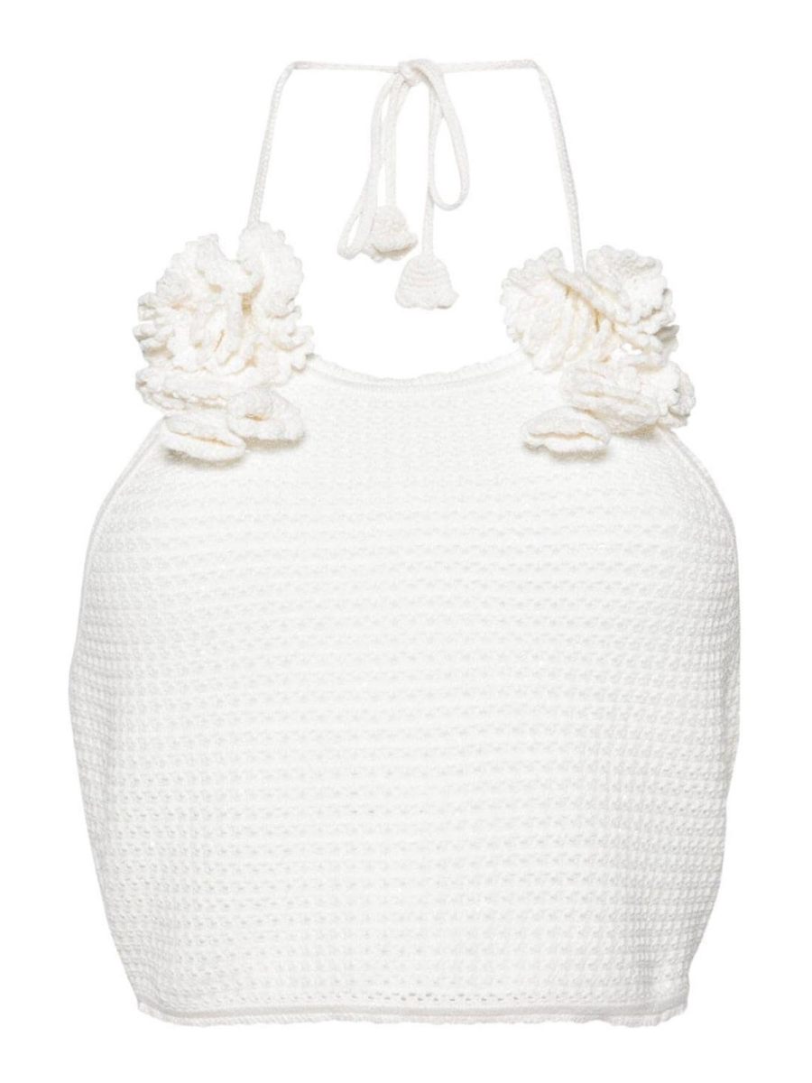 Self Portrait Top - Blanc