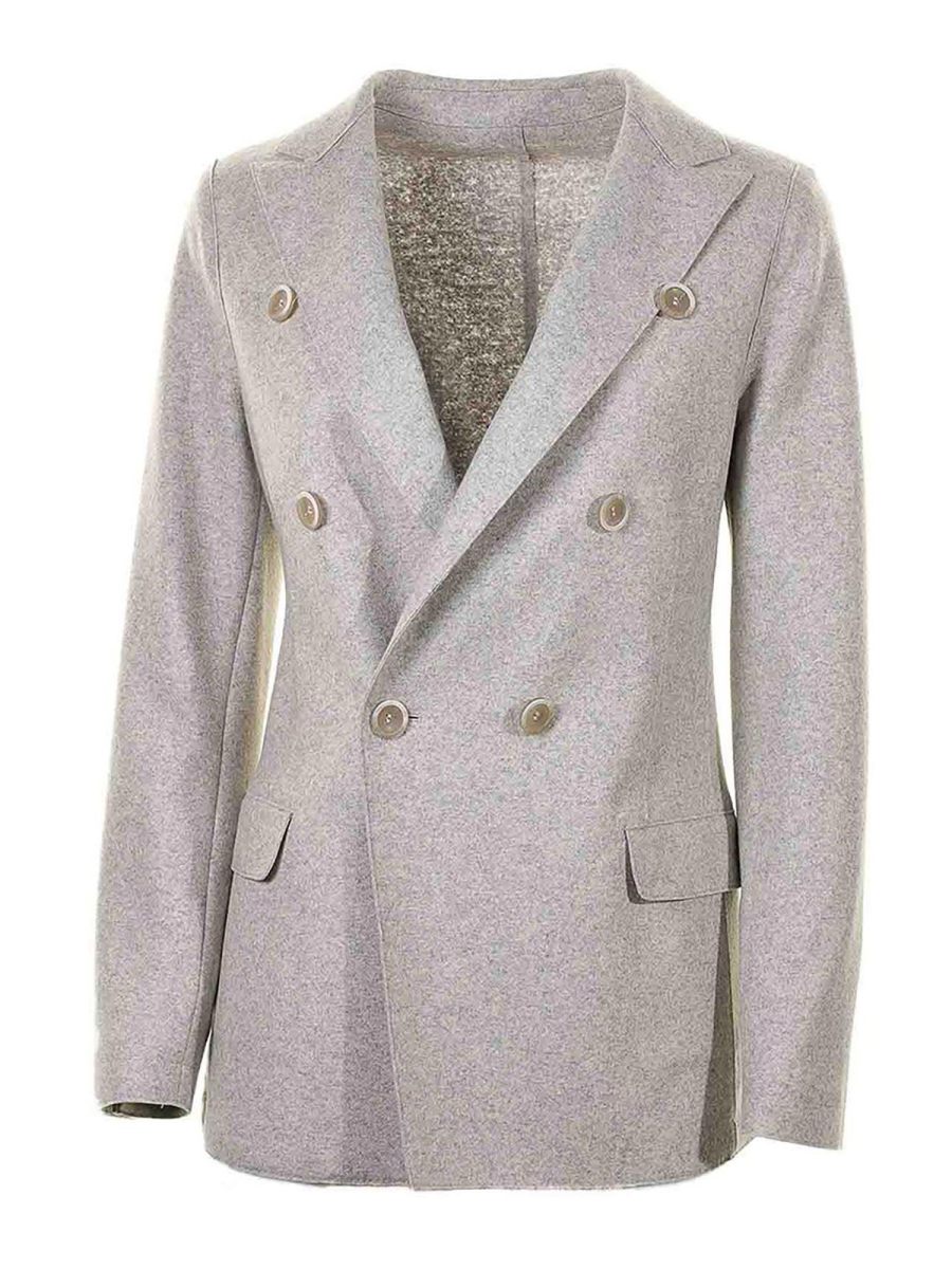 Eleventy Blazer - Gris Clair