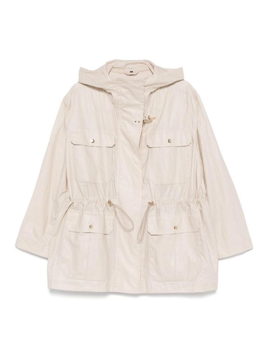 Fay Manteau Court - Blanc
