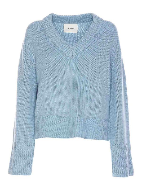 Lisa Yang Pull Col Rond - Bleu