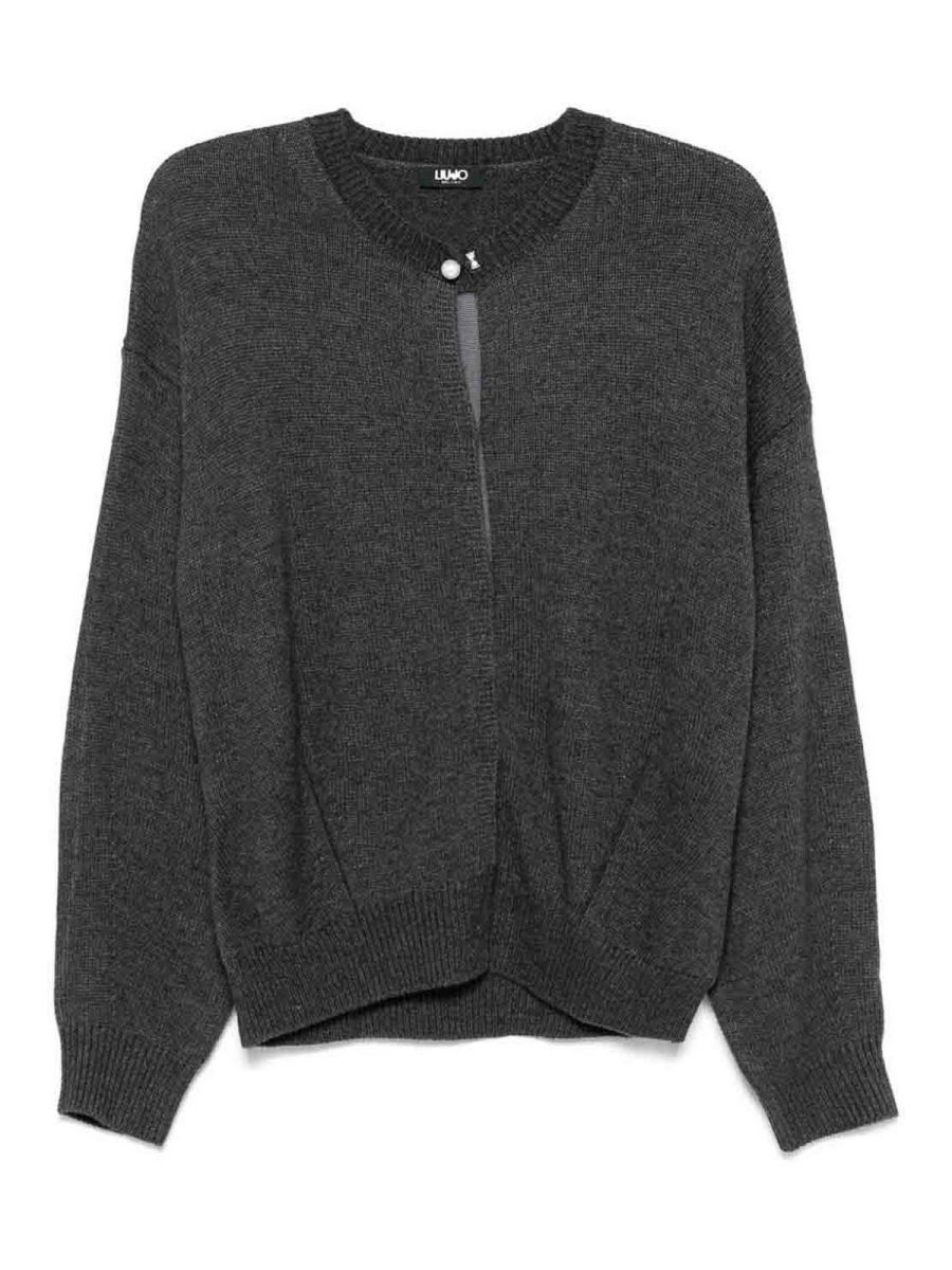 Liu Jo Pull Col Rond - Gris