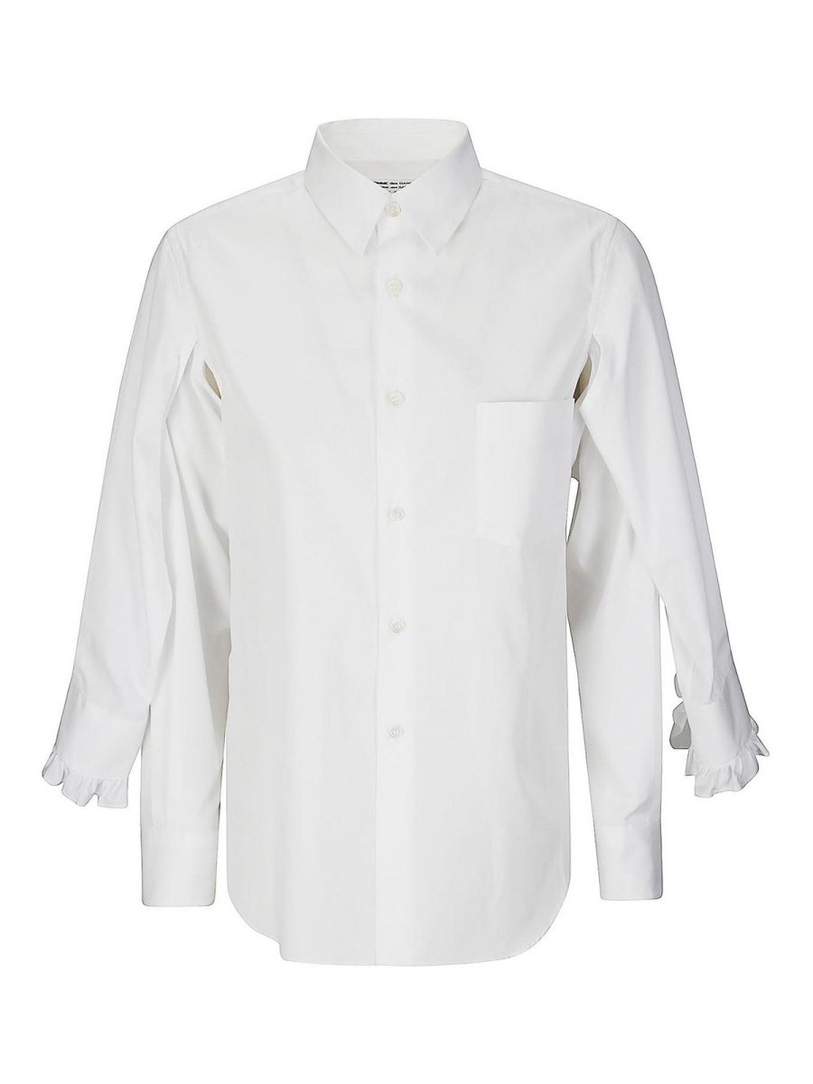 Comme Des Garcons Blouse - Blanc