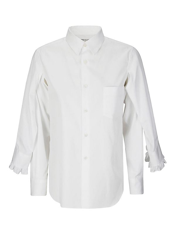 Comme Des Garcons Blouse - Blanc